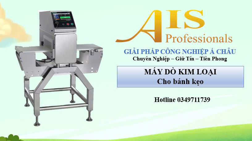 Máy dò kim loại cho ngành bánh kẹo – giải pháp kiểm tra dị vật hiệu quả